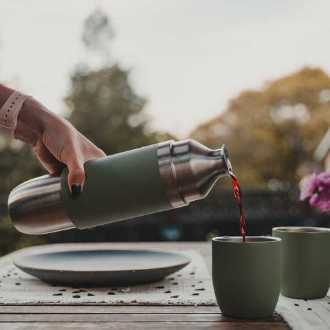 wine camping flask