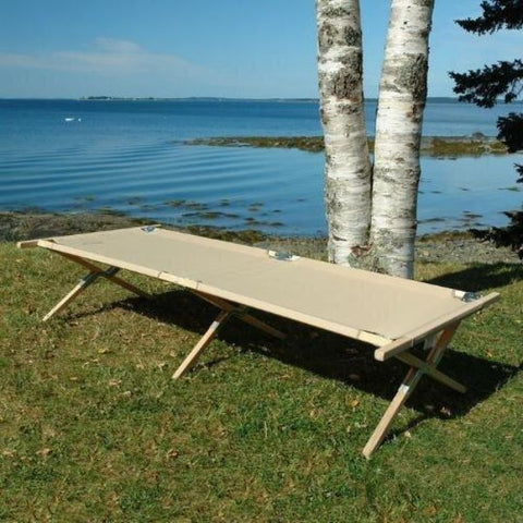 white camping cot gift