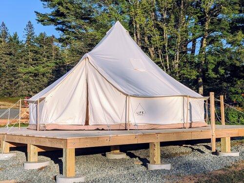 Bell Tent wood platform